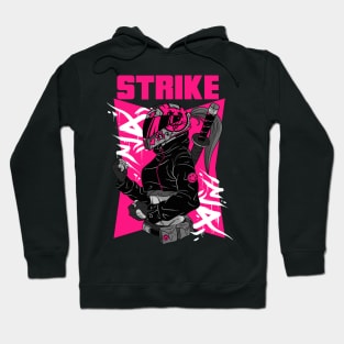 Ninja Warrior Girl Strike Hoodie